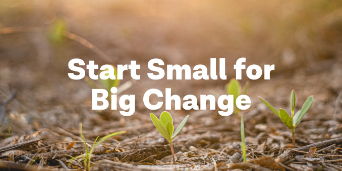 Start Small For Big Change