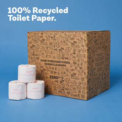 100% Recycled Toilet Paper - 48 rolls
